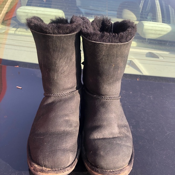 UGG Australia Bailey Bow II 1002954 Women’s Gray Winter Boots Size 7 - Picture 5 of 14